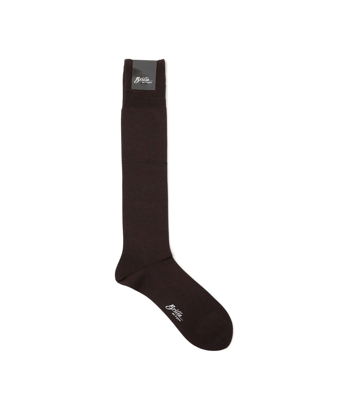 ピンドット ロングホーズ レッグウェア MEN BROWN ONE SIZE ピンドット ロングホーズ レッグウェア MEN BROWN ONE SIZE