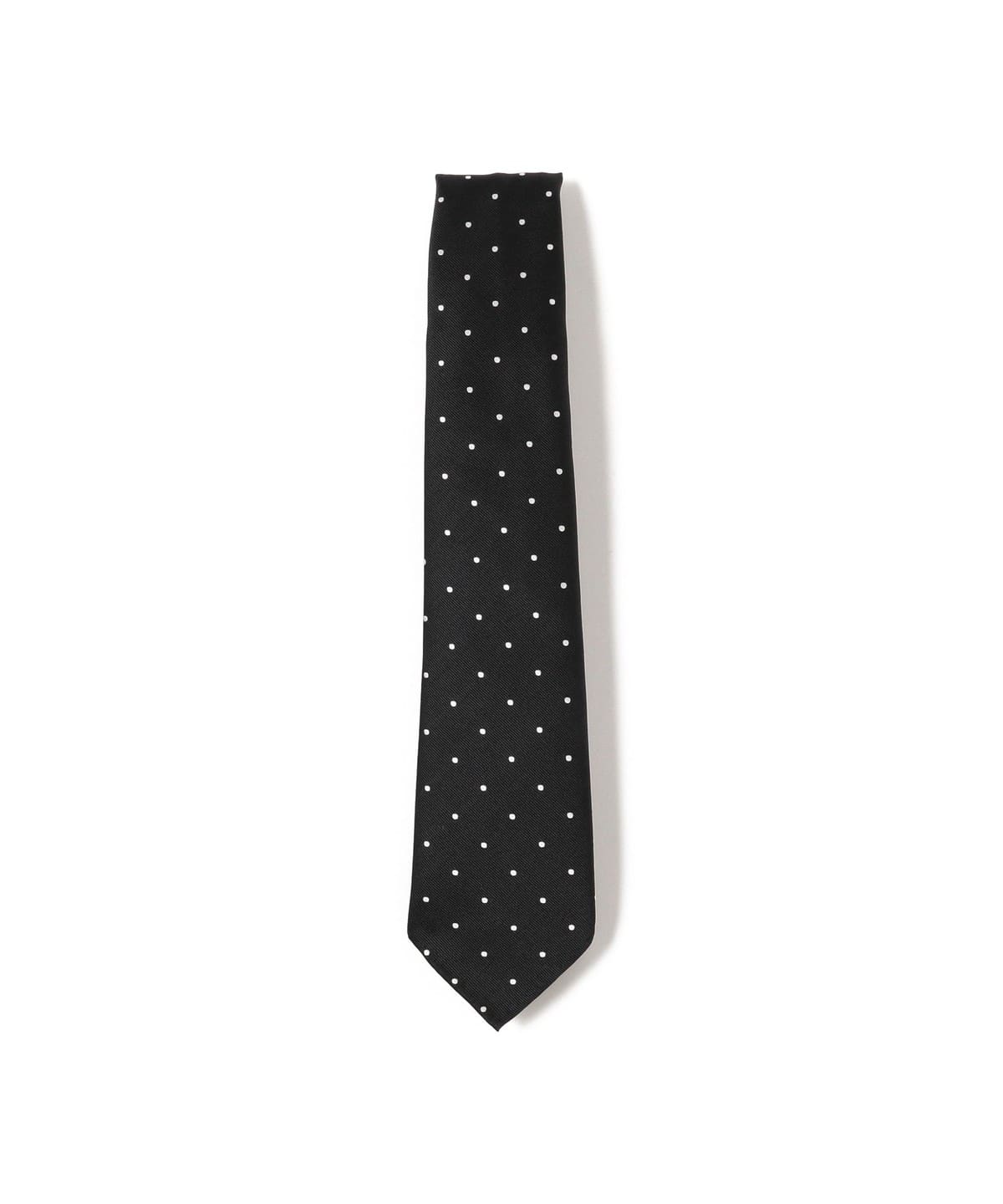 Atto Vannucci アット ヴァンヌッチ / セッテピエゲ ドット柄 ジャカード ネクタイ スーツ・ネクタイ MEN BLACK ONE SIZE Atto Vannucci アット ヴァンヌッチ / セッテピエゲ ドット柄 ジャカード ネクタイ スーツ・ネクタイ MEN BLACK ONE SIZE
