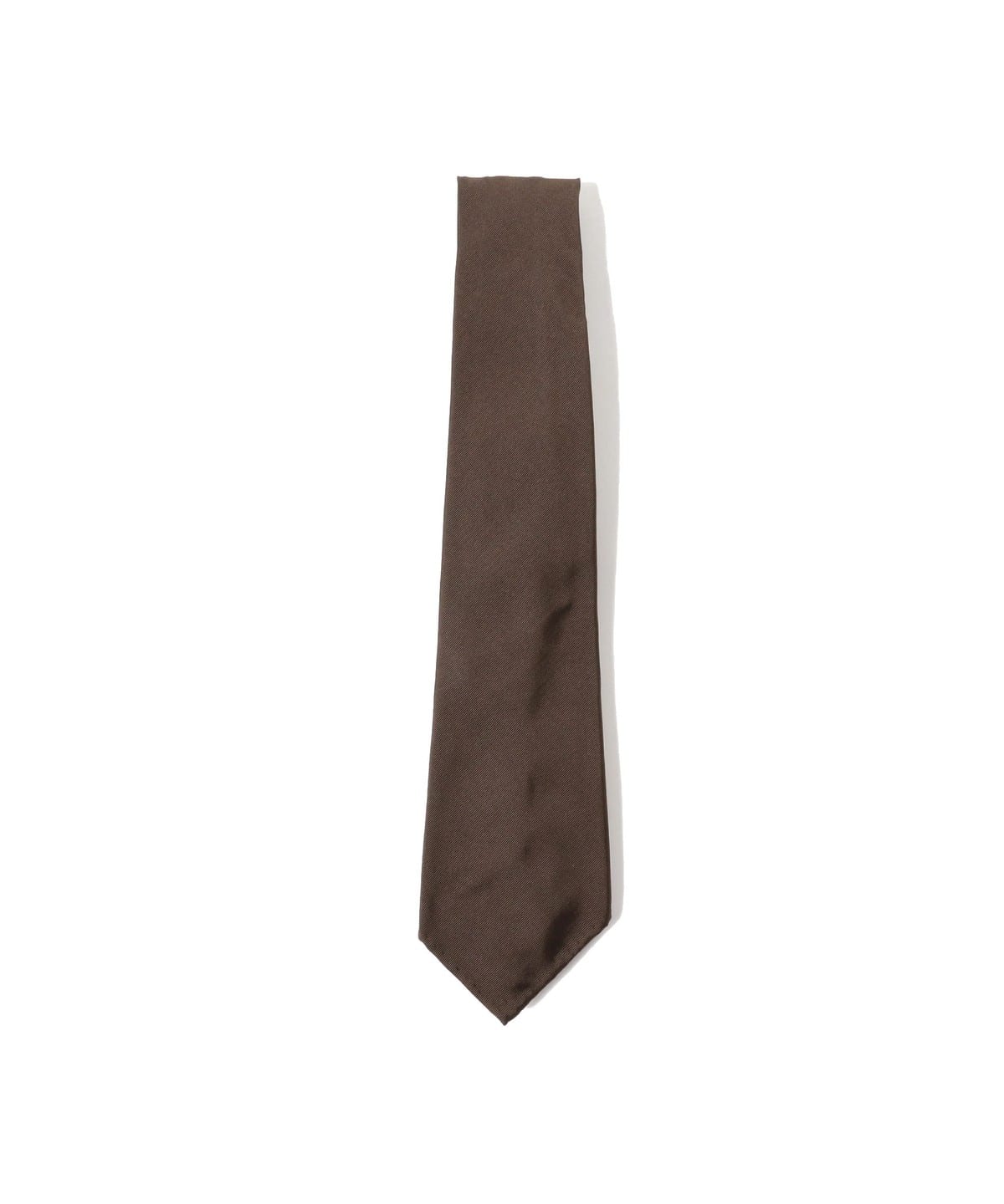 Atto Vannucci アット ヴァンヌッチ / セッテピエゲ シルクコットン ソリッド ネクタイ スーツ・ネクタイ MEN BROWN/016 ONE SIZE Atto Vannucci アット ヴァンヌッチ / セッテピエゲ シルクコットン ソリッド ネクタイ スーツ・ネクタイ MEN BROWN/016 ONE SIZE