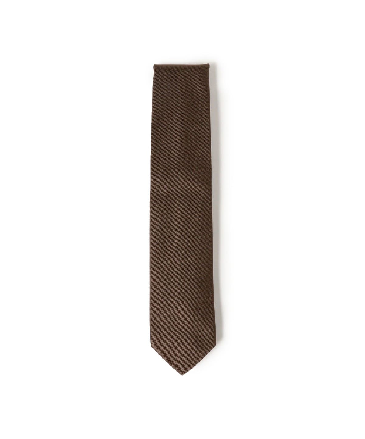 LUIGI BORRELLI ルイジボレッリ / シルク ソリッド ネクタイ スーツ・ネクタイ MEN BROWN/11 ONE SIZE LUIGI BORRELLI ルイジボレッリ / シルク ソリッド ネクタイ スーツ・ネクタイ MEN BROWN/11 ONE SIZE