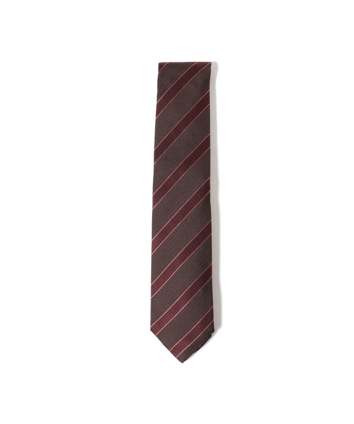 LUIGI BORRELLI ルイジボレッリ / シルク ストライプ柄 ネクタイ スーツ・ネクタイ MEN PURPLE/4 ONE SIZE LUIGI BORRELLI ルイジボレッリ / シルク ストライプ柄 ネクタイ スーツ・ネクタイ MEN PURPLE/4 ONE SIZE