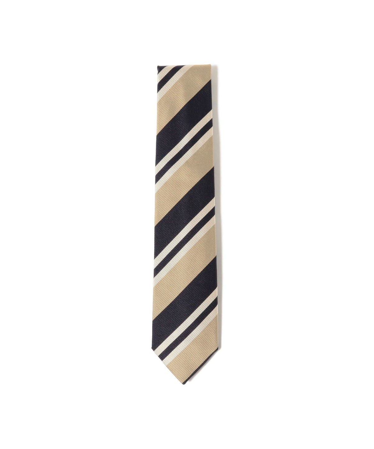 シルクコットン ストライプ ネクタイ スーツ・ネクタイ MEN NAVY ONE SIZE シルクコットン ストライプ ネクタイ スーツ・ネクタイ MEN NAVY ONE SIZE
