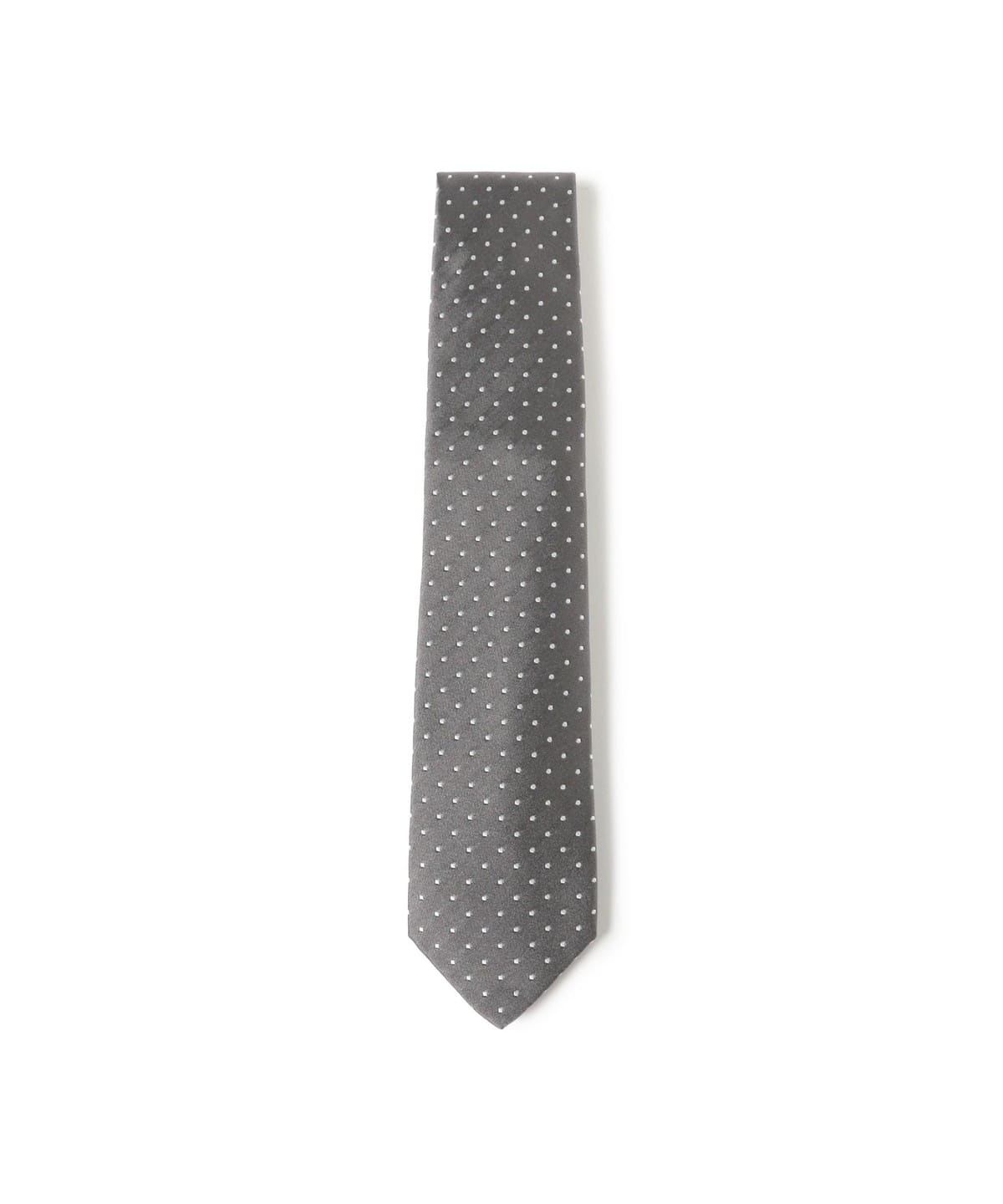 LUIGI BORRELLI ルイジボレッリ / シルク ドット柄 ネクタイ スーツ・ネクタイ MEN SILVER/9 ONE SIZE LUIGI BORRELLI ルイジボレッリ / シルク ドット柄 ネクタイ スーツ・ネクタイ MEN SILVER/9 ONE SIZE