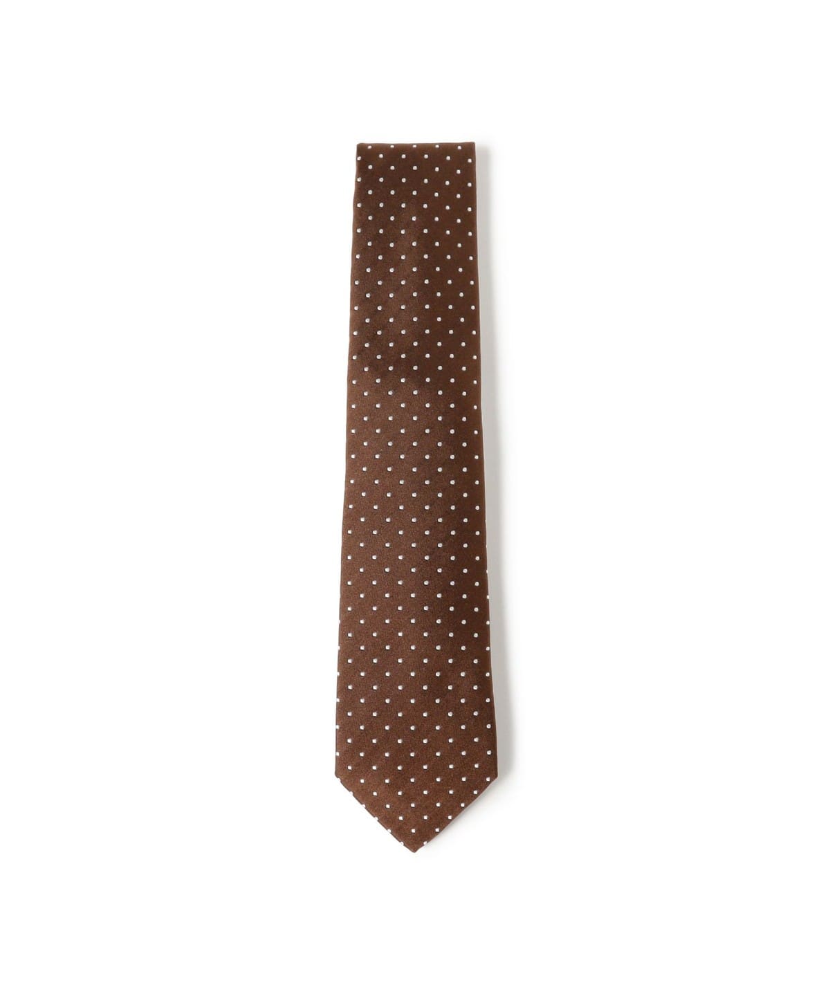 LUIGI BORRELLI ルイジボレッリ / シルク ドット柄 ネクタイ スーツ・ネクタイ MEN BROWN/20 ONE SIZE LUIGI BORRELLI ルイジボレッリ / シルク ドット柄 ネクタイ スーツ・ネクタイ MEN BROWN/20 ONE SIZE