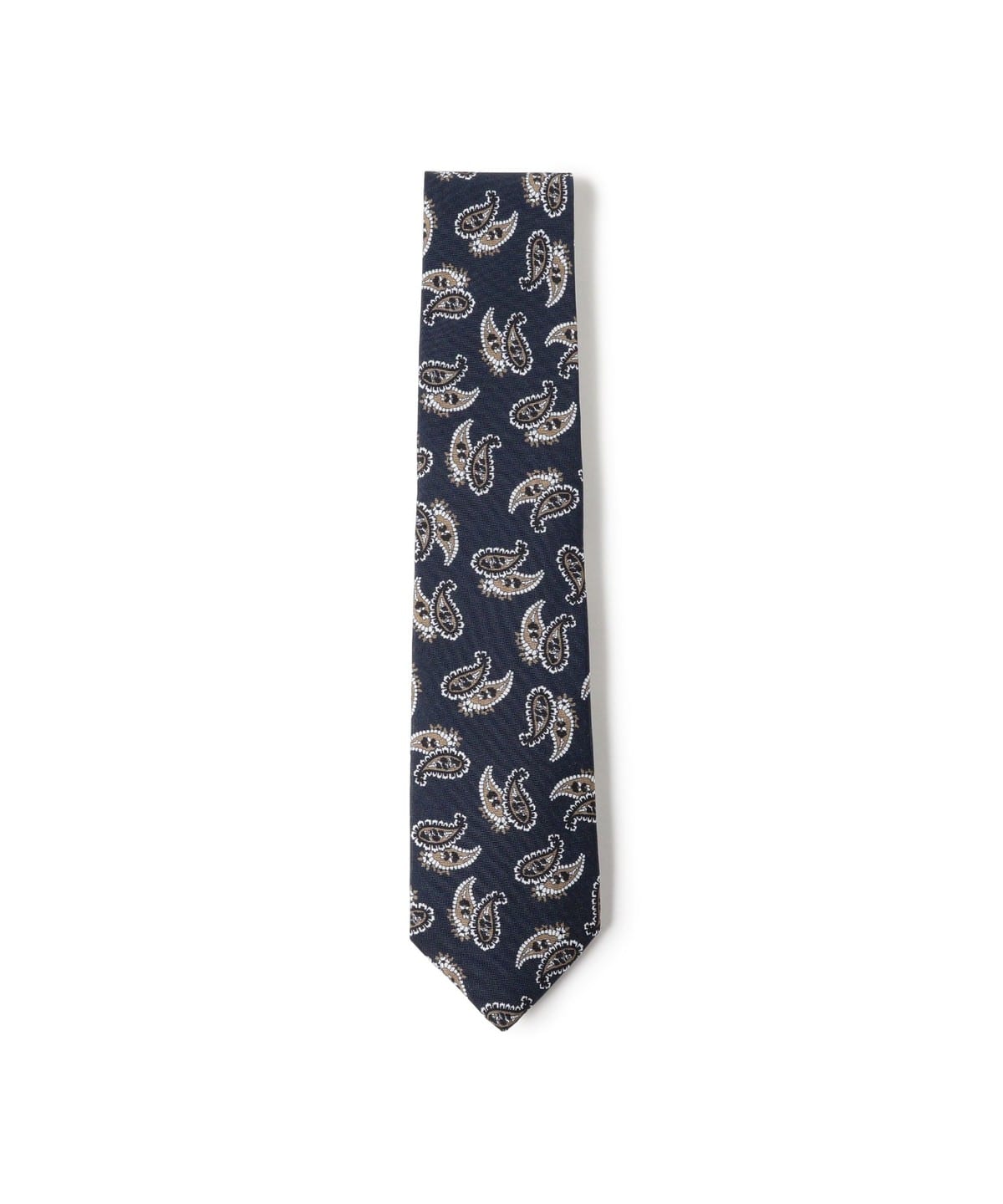 LUIGI BORRELLI ルイジボレッリ / シルク ペイズリー柄 ネクタイ スーツ・ネクタイ MEN NAVY/2 ONE SIZE LUIGI BORRELLI ルイジボレッリ / シルク ペイズリー柄 ネクタイ スーツ・ネクタイ MEN NAVY/2 ONE SIZE