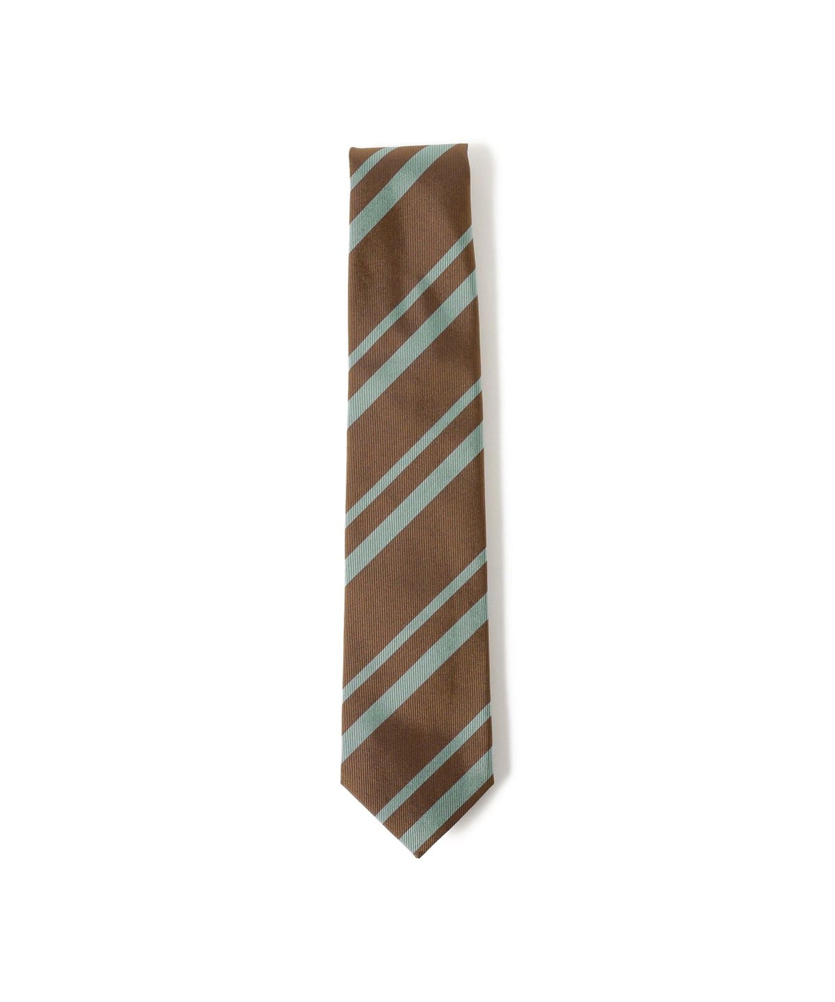 シルク ストライプ ネクタイ スーツ・ネクタイ MEN BROWN ONE SIZE シルク ストライプ ネクタイ スーツ・ネクタイ MEN BROWN ONE SIZE