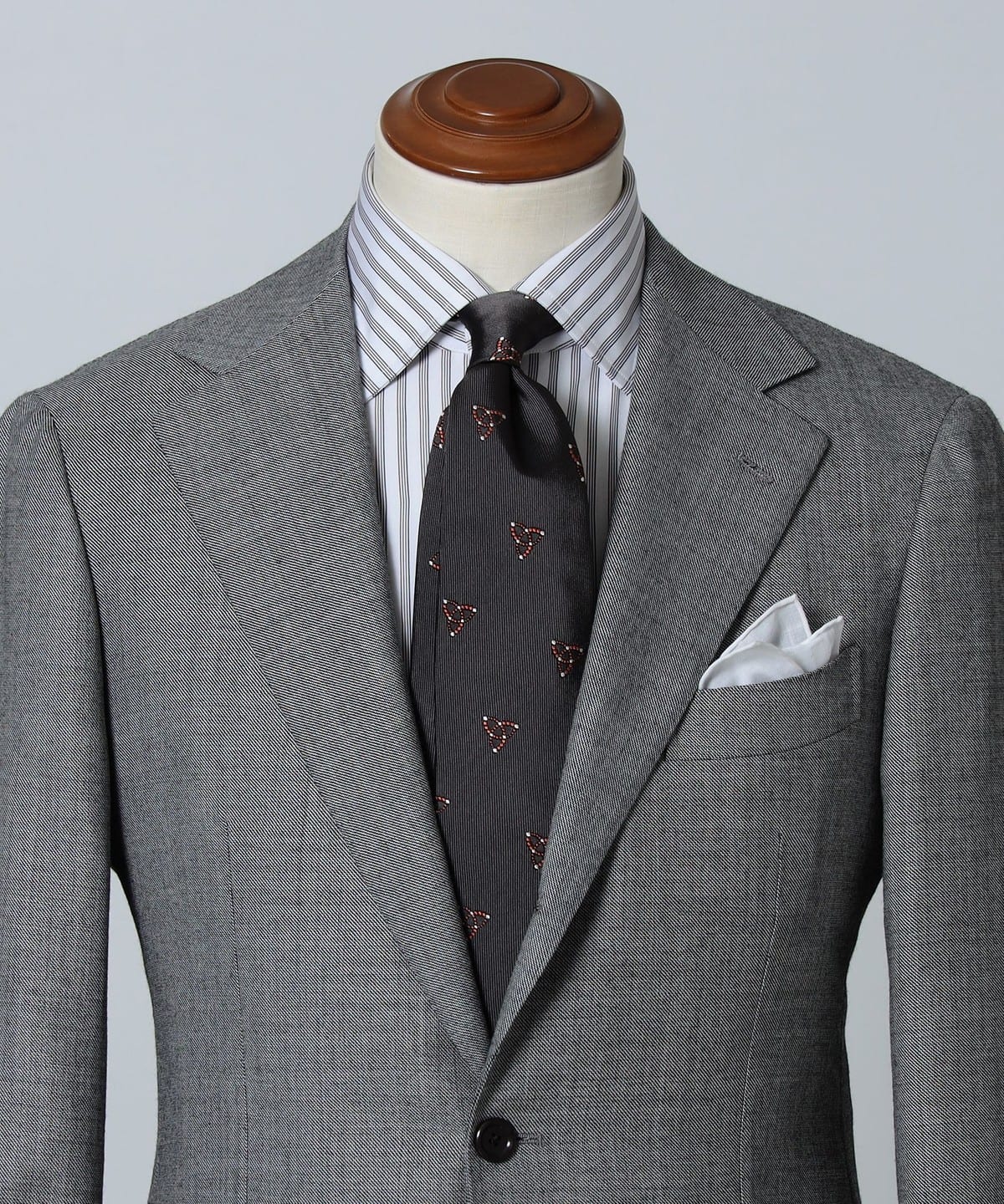 Francesco Marino フランチェスコ・マリーノ / シルク ジャカード ネクタイ スーツ・ネクタイ MEN 2/GREY ONE SIZE Francesco Marino フランチェスコ・マリーノ / シルク ジャカード ネクタイ スーツ・ネクタイ MEN 2/GREY ONE SIZE