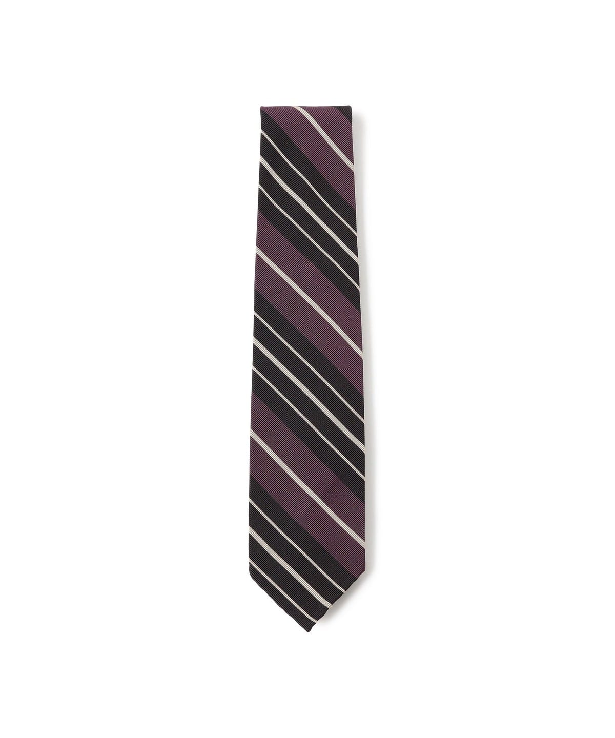 Francesco Marino フランチェスコ・マリーノ / シルク ストライプ ネクタイ スーツ・ネクタイ MEN 12/PURPLE ONE SIZE Francesco Marino フランチェスコ・マリーノ / シルク ストライプ ネクタイ スーツ・ネクタイ MEN 12/PURPLE ONE SIZE