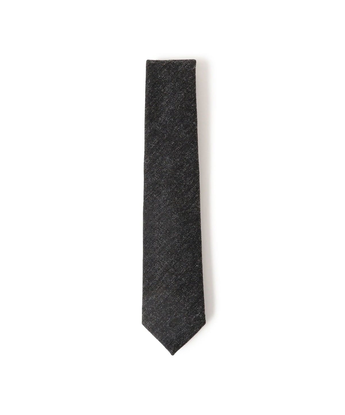 ウール ソリッド ネクタイ スーツ・ネクタイ MEN CHARCOAL. G/2A ONE SIZE ウール ソリッド ネクタイ スーツ・ネクタイ MEN CHARCOAL. G/2A ONE SIZE
