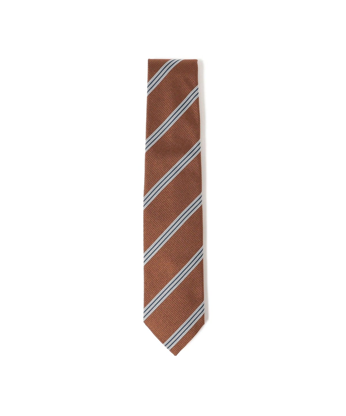 シルク ストライプ ネクタイ スーツ・ネクタイ MEN ORANGE/F ONE SIZE シルク ストライプ ネクタイ スーツ・ネクタイ MEN ORANGE/F ONE SIZE
