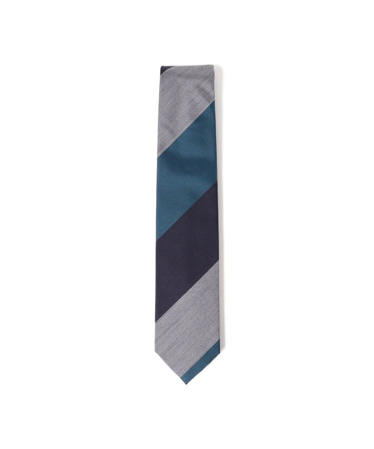 シルク ストライプ ネクタイ スーツ・ネクタイ MEN NAVYxBLUExGREY/A ONE SIZE シルク ストライプ ネクタイ スーツ・ネクタイ MEN NAVYxBLUExGREY/A ONE SIZE