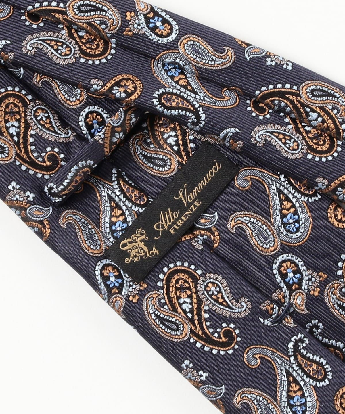 極美品 24AW Atto Vannucci ペイズリープリントネクタイ Atto Vannucci｜ネクタイ｜ペイズリー｜ネイビー – BOW RIVAN