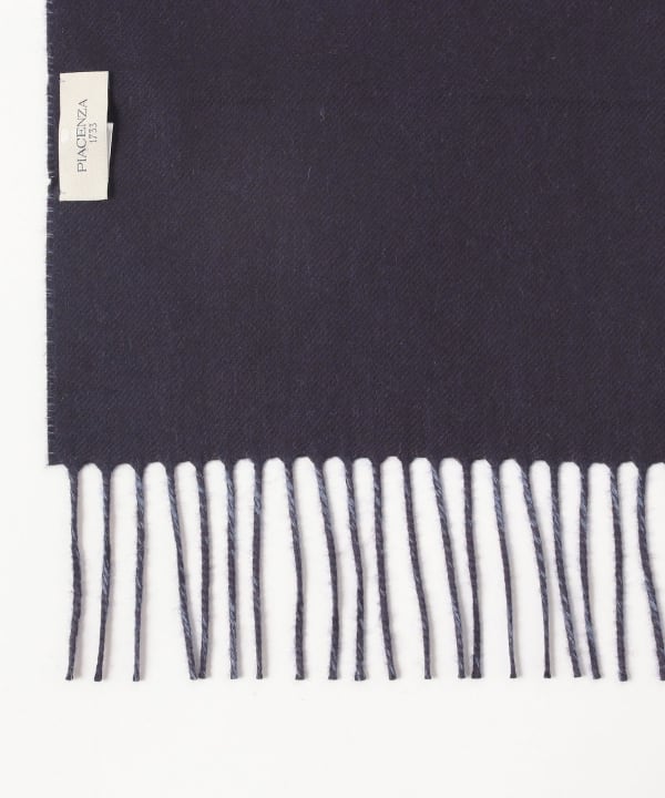 新品✨PIACENZA 2way カシミヤ　シルク　なネイビー　グレー　ボーダー Brilla per il gusto（ブリッラ ペル イル グスト）PIACENZA / シルク
