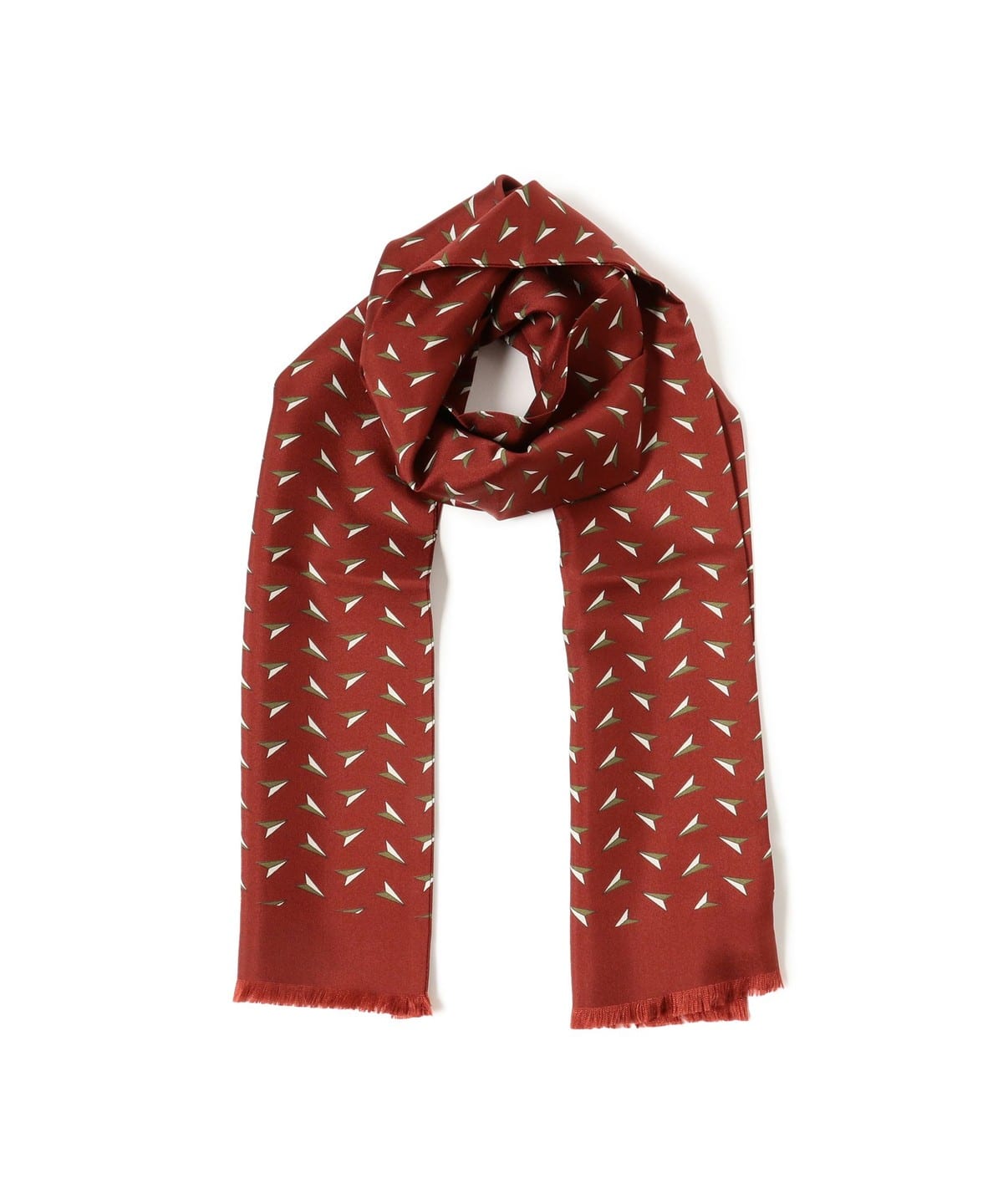Atto Vannucci アット ヴァンヌッチ / シルク プリント ストール ファッション雑貨 MEN WINE ONE SIZE Atto Vannucci アット ヴァンヌッチ / シルク プリント ストール ファッション雑貨 MEN WINE ONE SIZE