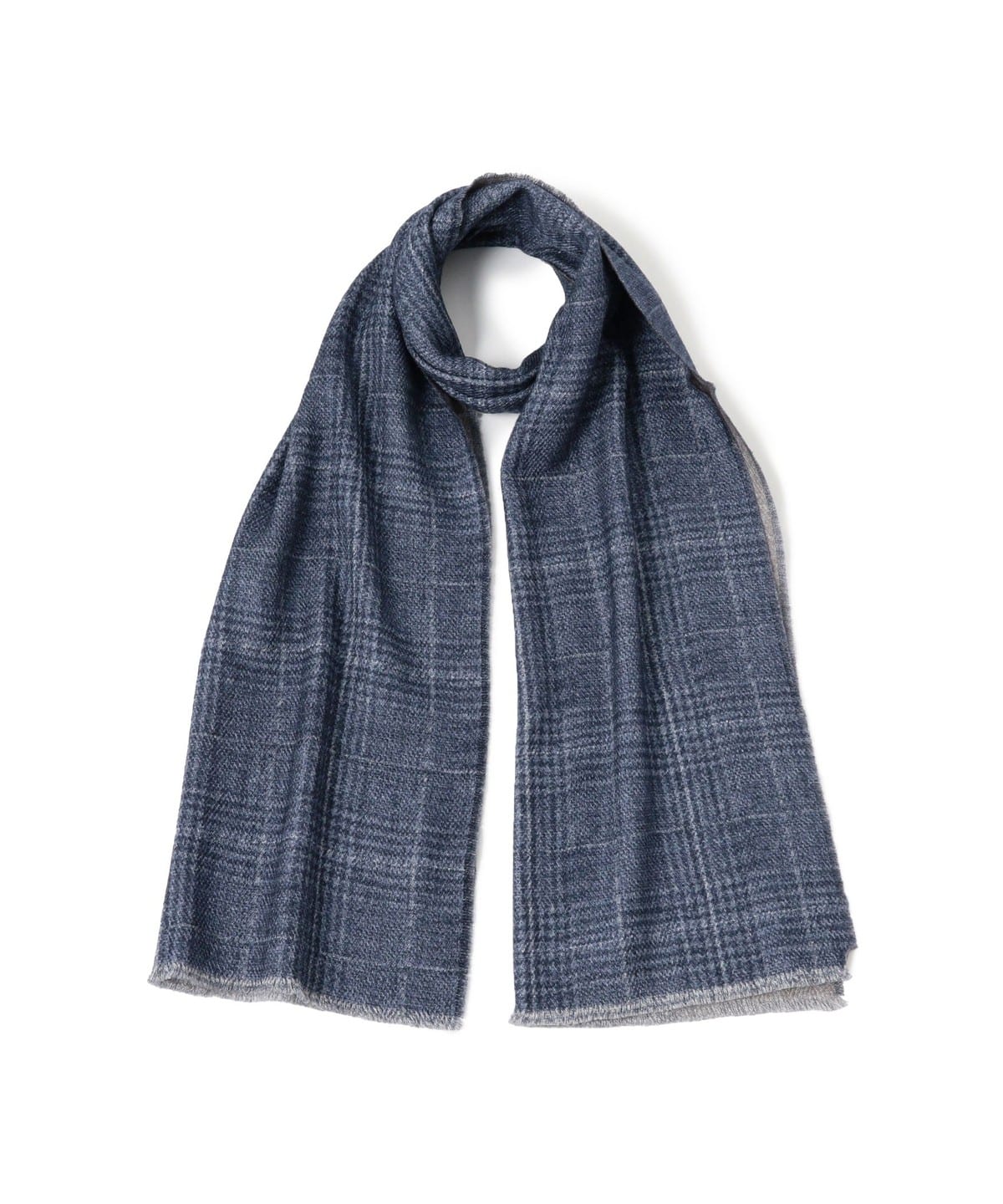 GIERRE ジエレ / ウール リバーシブル プリント ストール ファッション雑貨 MEN BLUE/2 ONE SIZE GIERRE ジエレ / ウール リバーシブル プリント ストール ファッション雑貨 MEN BLUE/2 ONE SIZE