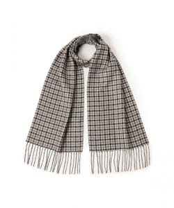 PIACENZA / シルクカシミヤ リバーシブル チェック マフラー