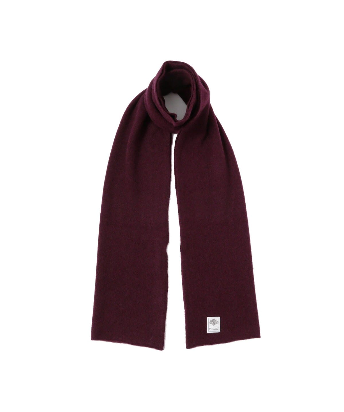 カシミヤ ソリッド マフラー ファッション雑貨 MEN BORDEAUX ONE SIZE カシミヤ ソリッド マフラー ファッション雑貨 MEN BORDEAUX ONE SIZE