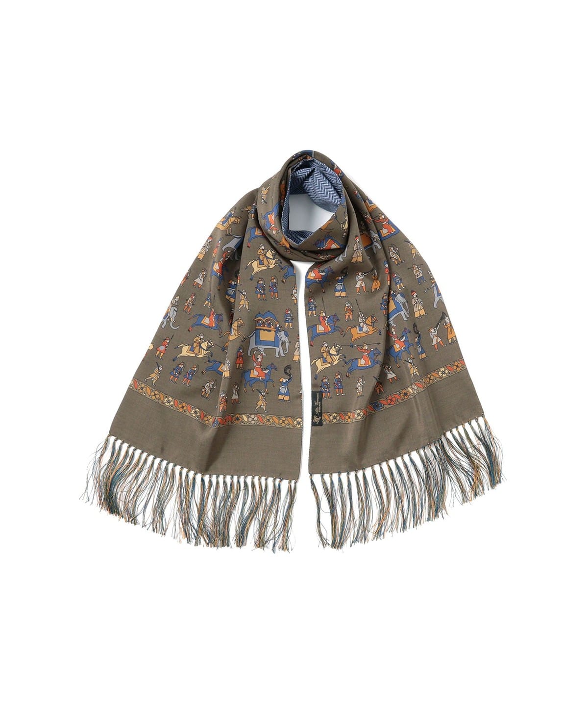 Atto Vannucci アット ヴァンヌッチ / シルク リバーシブル ストール ファッション雑貨 MEN BROWN ONE SIZE Atto Vannucci アット ヴァンヌッチ / シルク リバーシブル ストール ファッション雑貨 MEN BROWN ONE SIZE