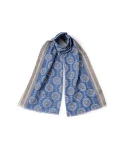 GIERRE / コットンリネン プリント ストール