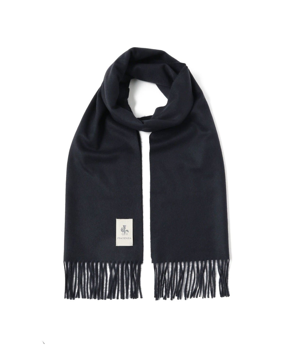 PIACENZA ピアチェンツァ / カシミヤ ソリッド マフラー ファッション雑貨 MEN NAVY/40573 ONE SIZE PIACENZA ピアチェンツァ / カシミヤ ソリッド マフラー ファッション雑貨 MEN NAVY/40573 ONE SIZE