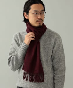 PIACENZA / カシミヤ ソリッド マフラー
