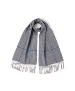 PIACENZA / シルクカシミヤ グレンチェック ＋ ペーン マフラー