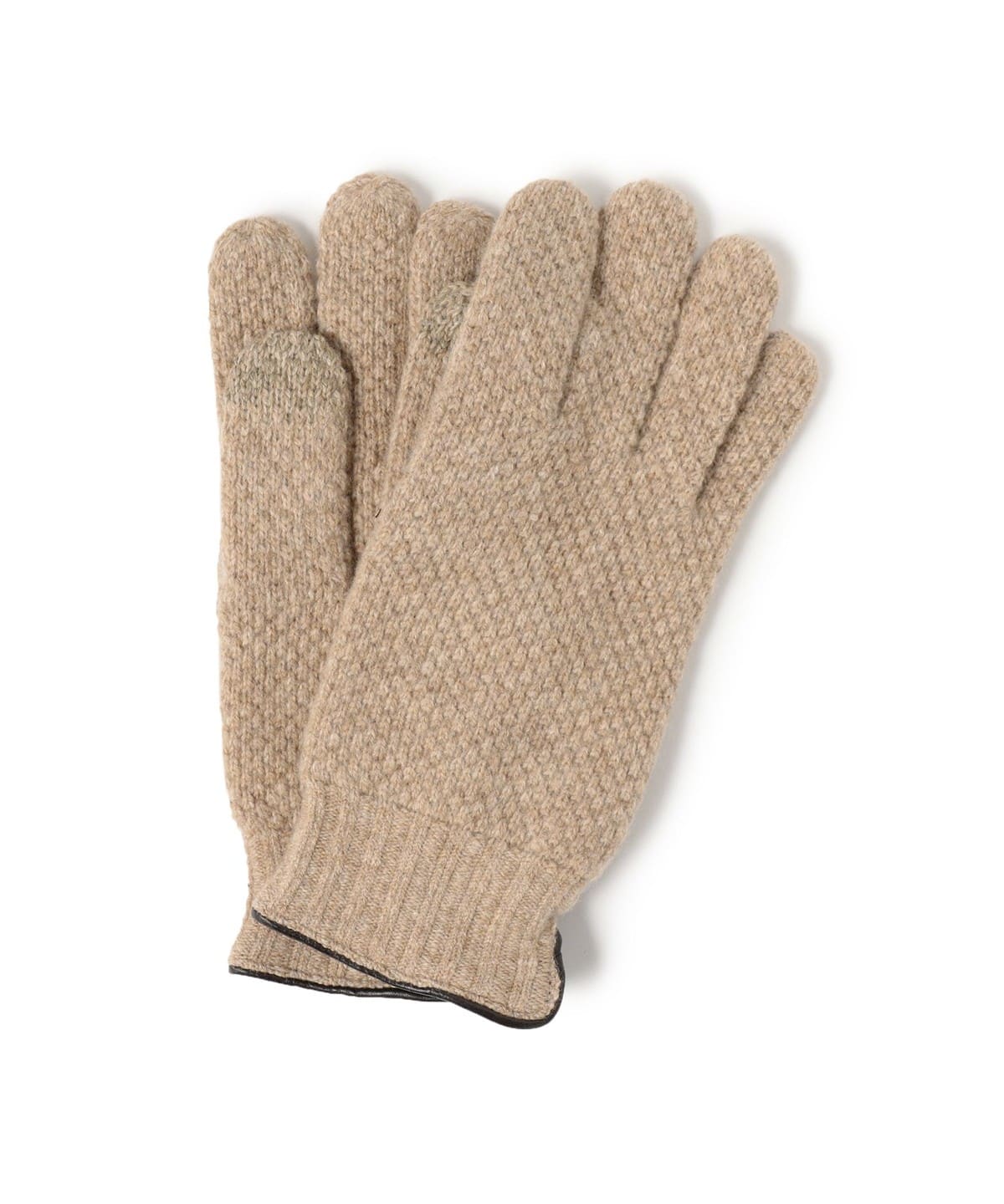 【別注】Piazza in Moda / ニットグローブ ファッション雑貨 MEN BEIGE S 【別注】Piazza in Moda / ニットグローブ ファッション雑貨 MEN BEIGE S