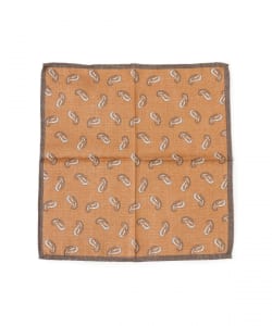 GIERRE / シルク ペイズリー柄 ポケットチーフ