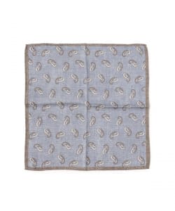 GIERRE / シルク ペイズリー柄 ポケットチーフ