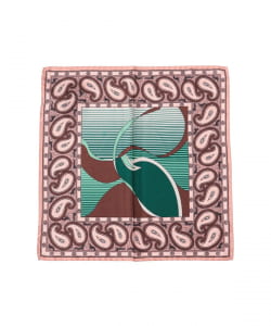 STEFANO CAU / シルク プリント チーフ