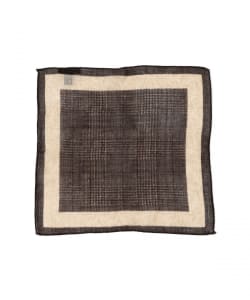 GIERRE / ウール グレンチェック ポケットチーフ