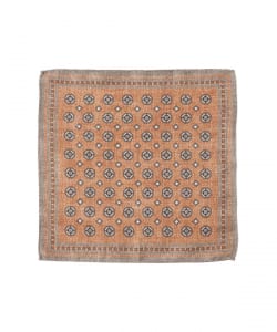 GIERRE / シルク 小紋柄 ダブルフェイス ポケットチーフ