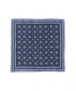 GIERRE / シルク 小紋柄 ダブルフェイス ポケットチーフ