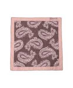 ミックスファブリック プリント チーフ