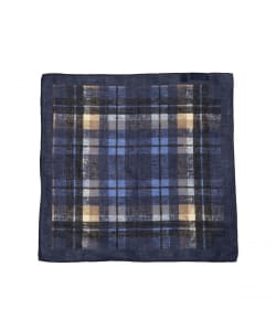 ミックスファブリック プリント チーフ