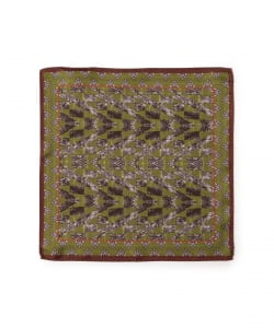 STEFANO CAU / 絲綢印花手帕