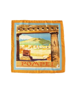 ▲Spacca neapolis / POMPEI シルク プリントチーフ