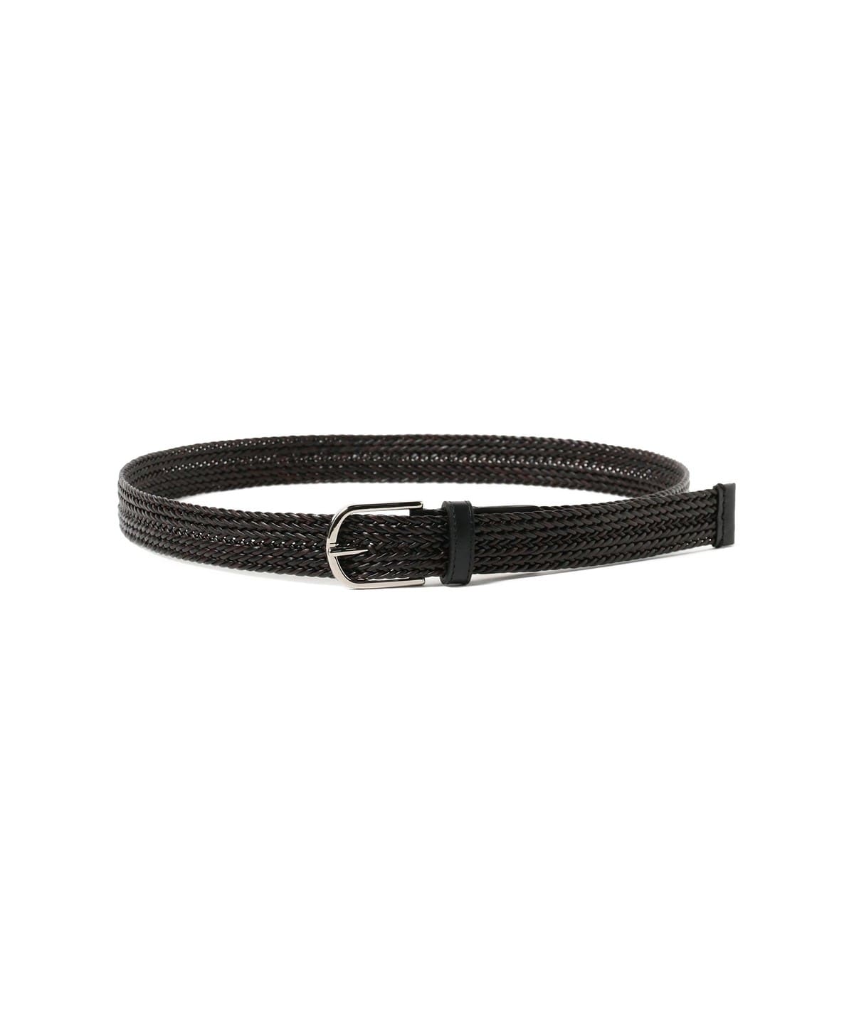 【別注】L'arcobaleno ラルコバレーノ / レザー メッシュベルト ファッション雑貨 MEN BLACKxD. BROWN 80cm 【別注】L'arcobaleno ラルコバレーノ / レザー メッシュベルト ファッション雑貨 MEN BLACKxD. BROWN 80cm
