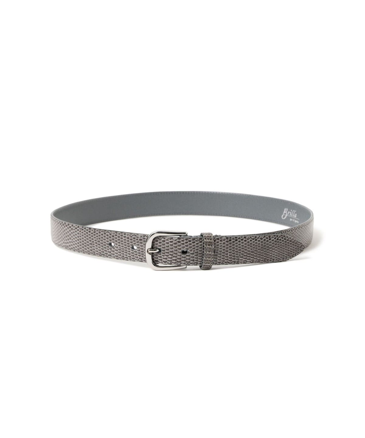 リアル リザードレザー ベルト ファッション雑貨 MEN GREY 32 リアル リザードレザー ベルト ファッション雑貨 MEN GREY 32