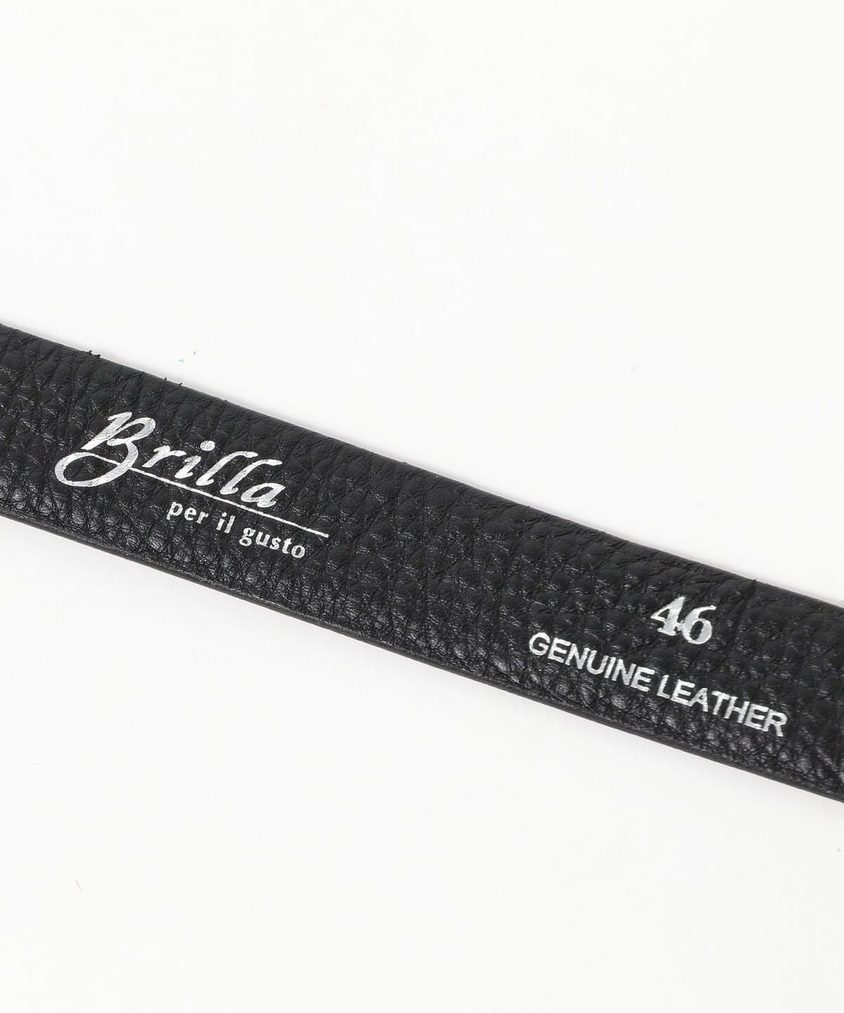 Brilla per il gusto / ブリッラペルイルグスト | レザー メッシュ リングベルト | 85 | ベージュ | メンズ Brilla per il gusto / ブリッラペルイルグスト | レザー メッシュ
