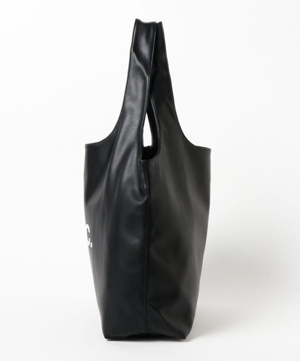 [A.P.C.]NINON ロゴ ダブルハンドル フェイクレザートートバッグ 3こ1】A.P.C. アー ペー セー ロゴ トートバッグ “TOTE NINON
