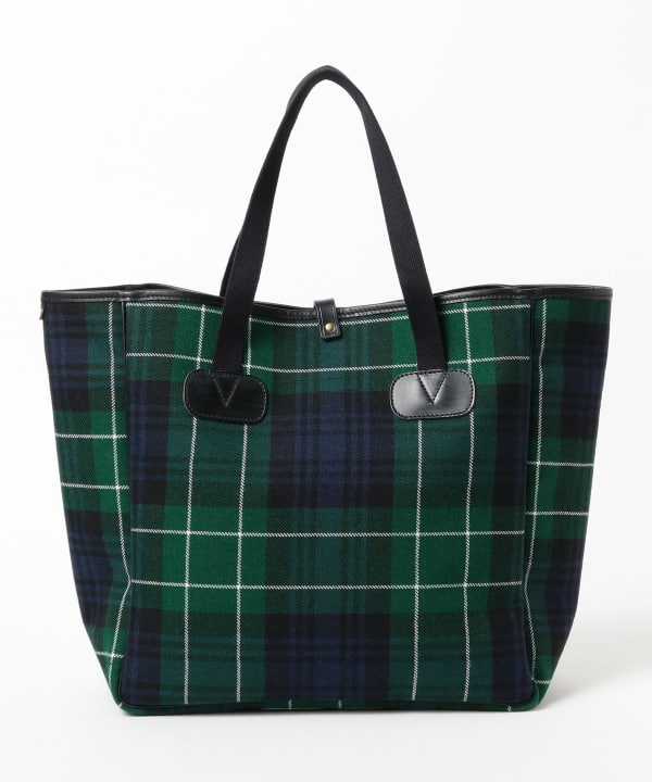 BRADY / SMALL CARRYALL ウール タータンチェック トートバッグ