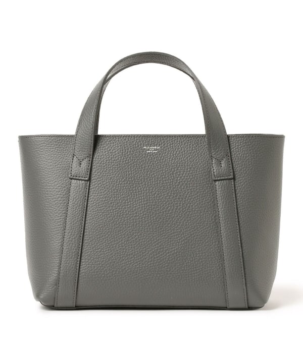 【美品】PELLE MORBIDA グレー レディース　レザートートバッグ Brilla per il gusto（ブリッラ ペル イル グスト）PELLE MORBIDA