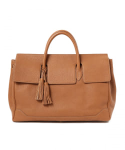 ACATE / OSTRO M レザー フラップ ボストンバッグ