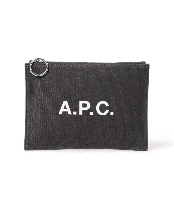 A.P.C. / 印有Logo的牛仔布收纳袋