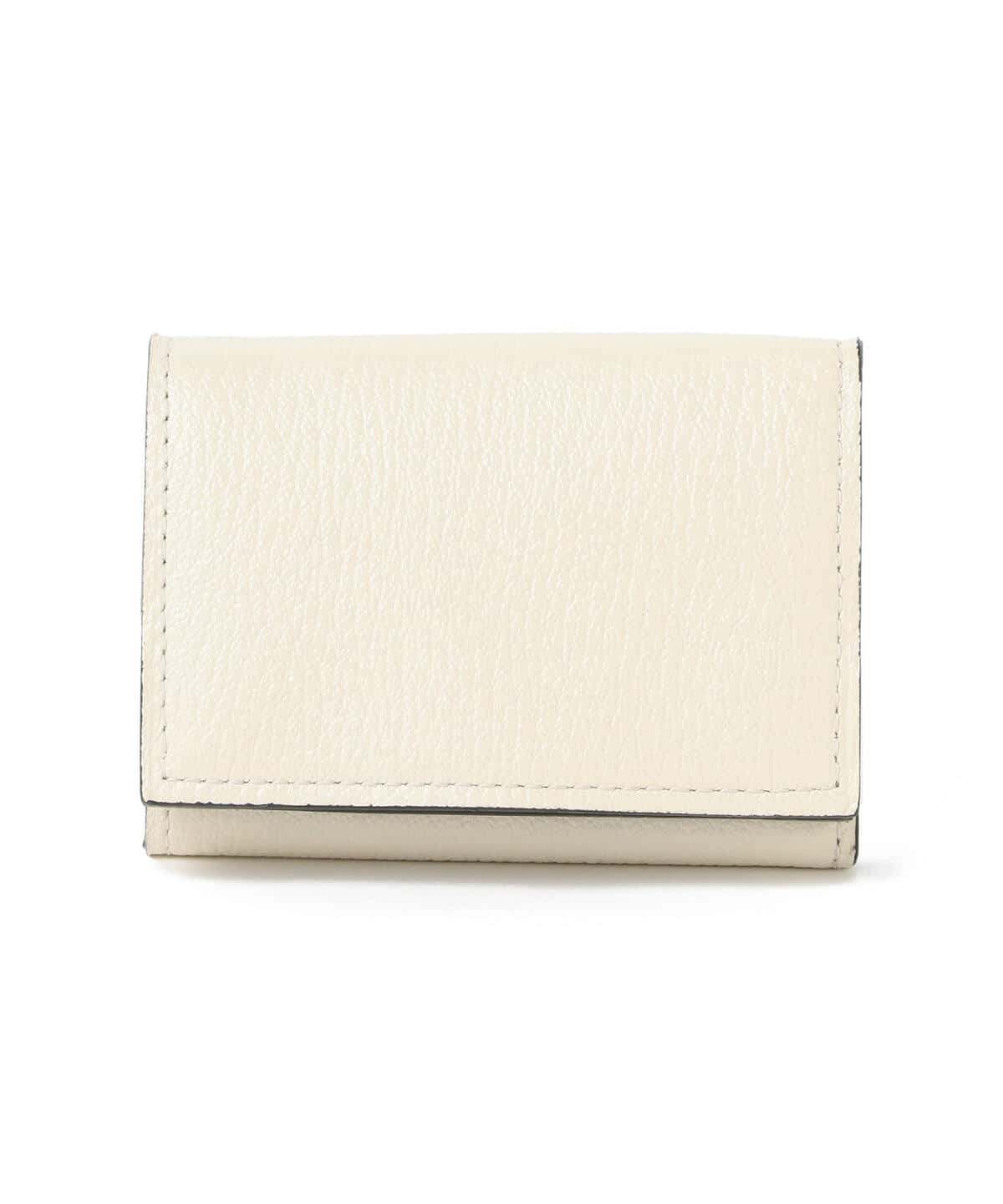 L'arcobaleno ラルコバレーノ / レザー 3つ折り ミニウォレット 財布・小物 MEN WHITExGRAY ONE SIZE L'arcobaleno ラルコバレーノ / レザー 3つ折り ミニウォレット 財布・小物 MEN WHITExGRAY ONE SIZE