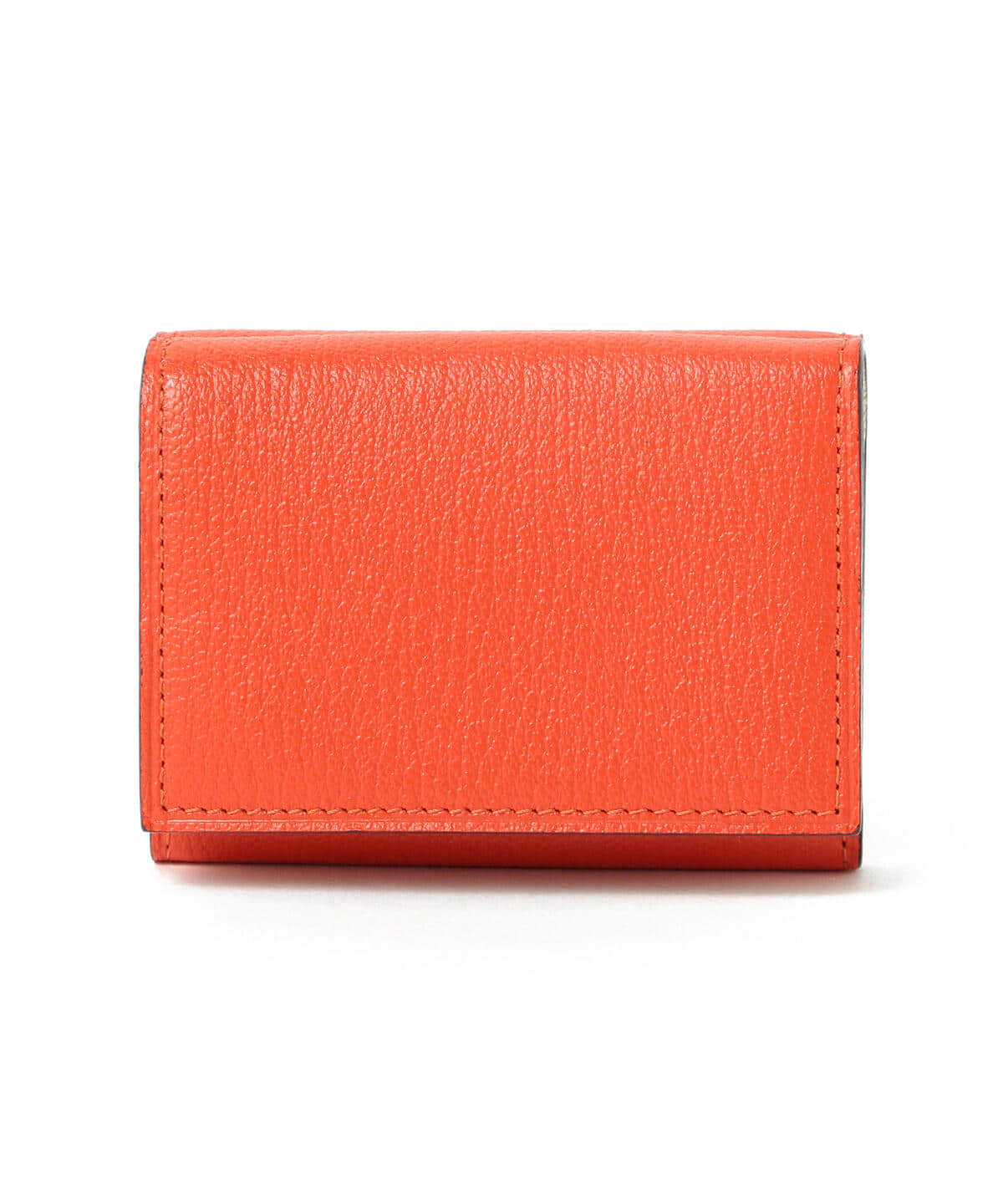 L'arcobaleno ラルコバレーノ / レザー 3つ折り ミニウォレット 財布・小物 MEN ORANGExWHITE ONE SIZE L'arcobaleno ラルコバレーノ / レザー 3つ折り ミニウォレット 財布・小物 MEN ORANGExWHITE ONE SIZE