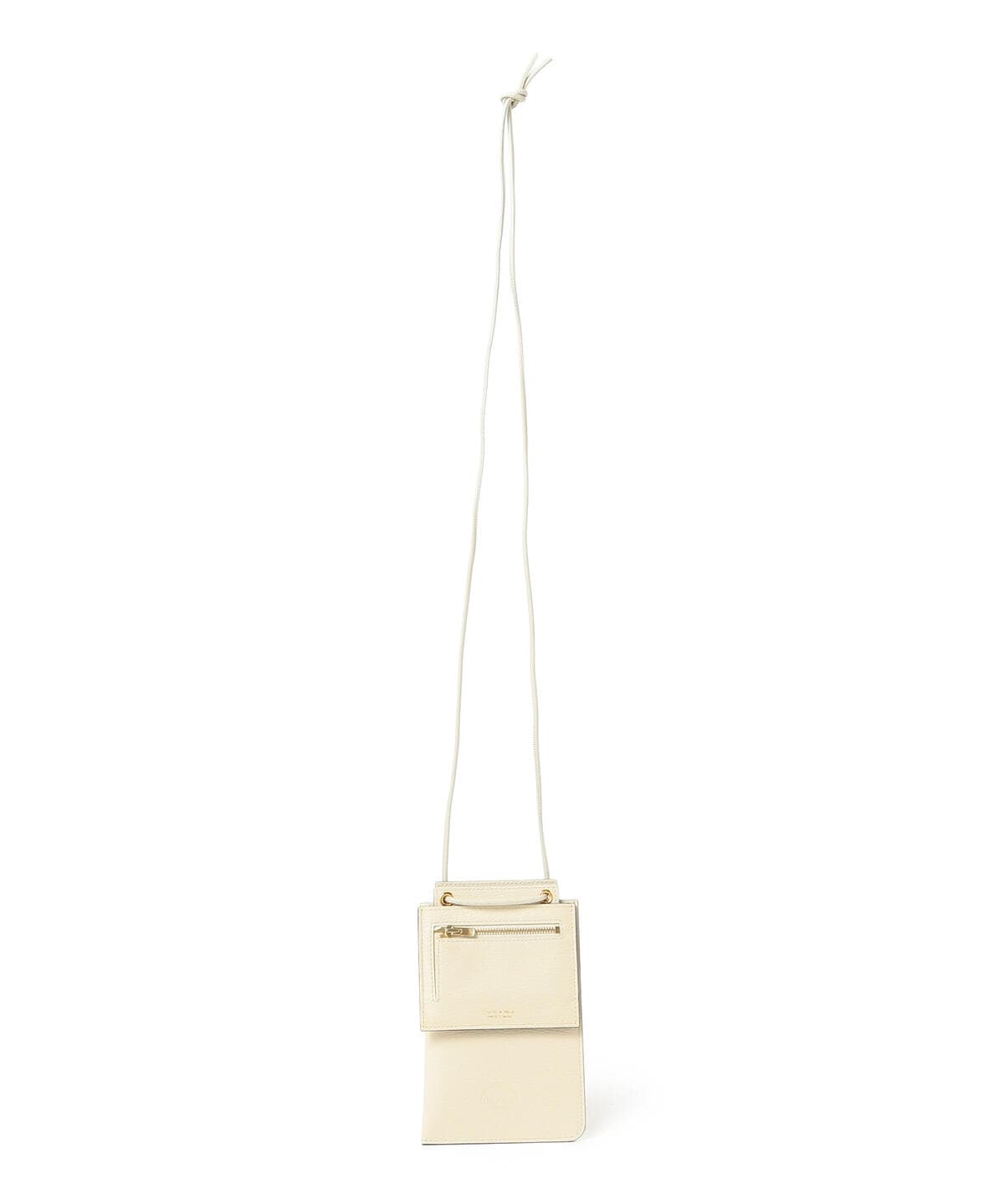 L'arcobaleno ラルコバレーノ / スマート ダブル ショルダー ウォレット 財布・小物 MEN WHITExGRAY ONE SIZE L'arcobaleno ラルコバレーノ / スマート ダブル ショルダー ウォレット 財布・小物 MEN WHITExGRAY ONE SIZE