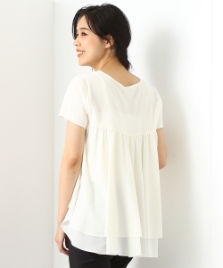 EFFE BEAMS / シルクストレッチ ブラウス