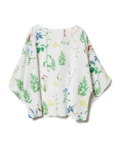 M・fil / プランツプリントブラウス